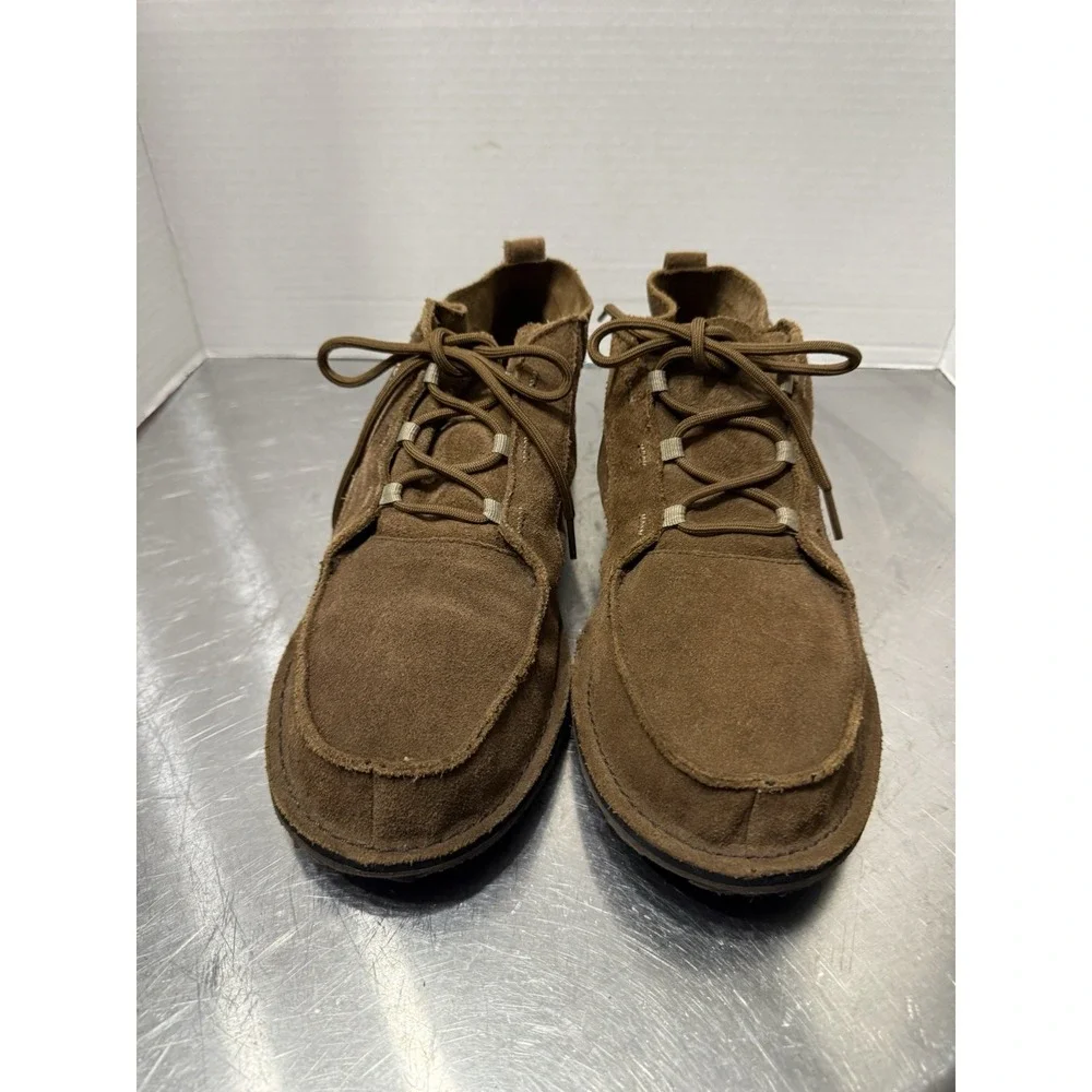 Teva ReEmber Suede Moc Shoes Men's US 12 UK 11 Brown Slip On Lace Comfort